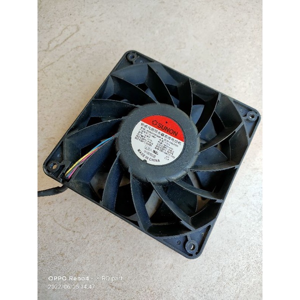kipas DC 48V hig speed 12x12cm Sunon