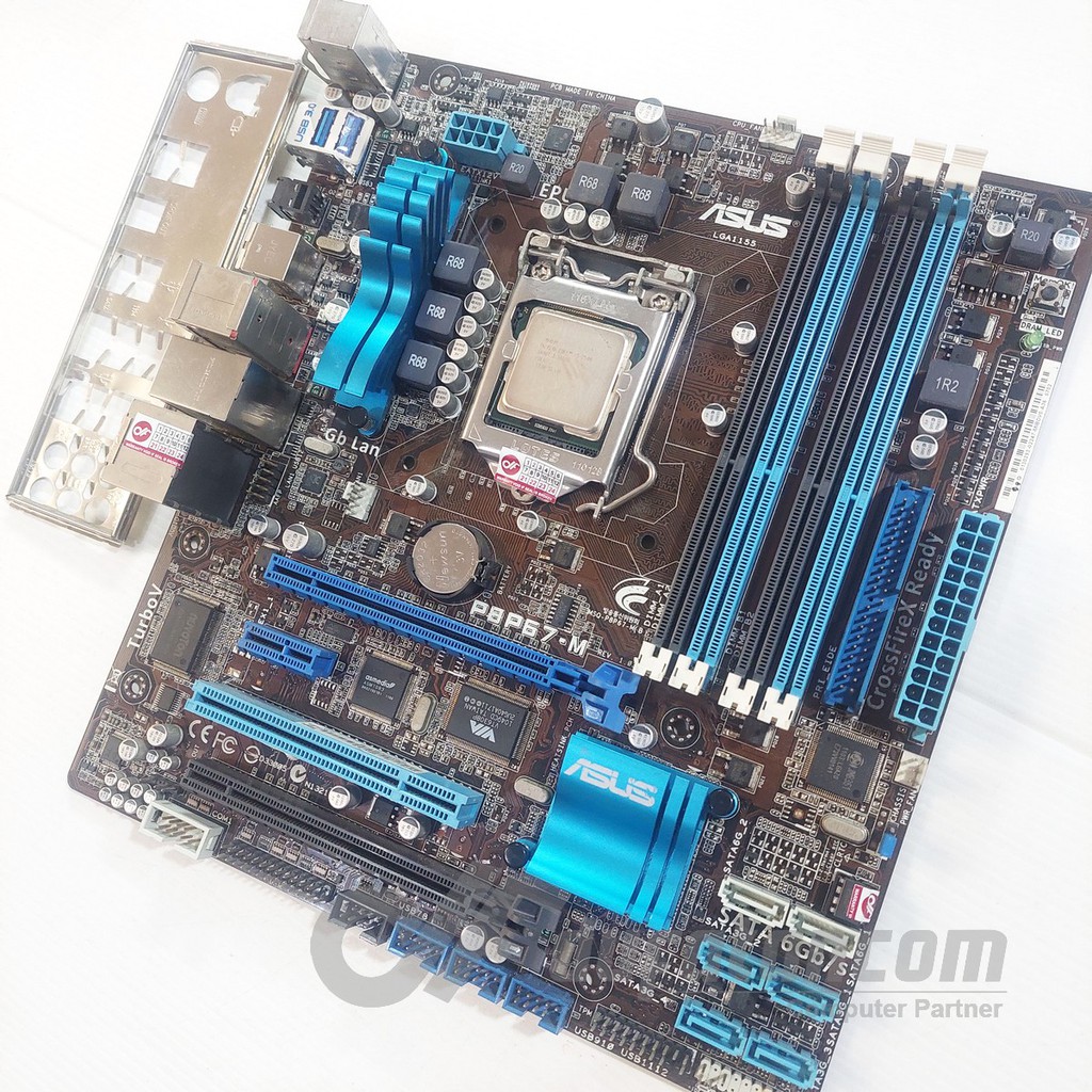 Motherboard ASUS P8P67-M dan Processor I5-2500
