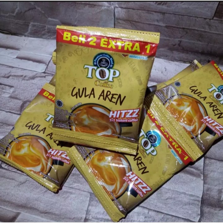 

TOP KOPI GULA AREN 1 Renceng isi 15 Sachet