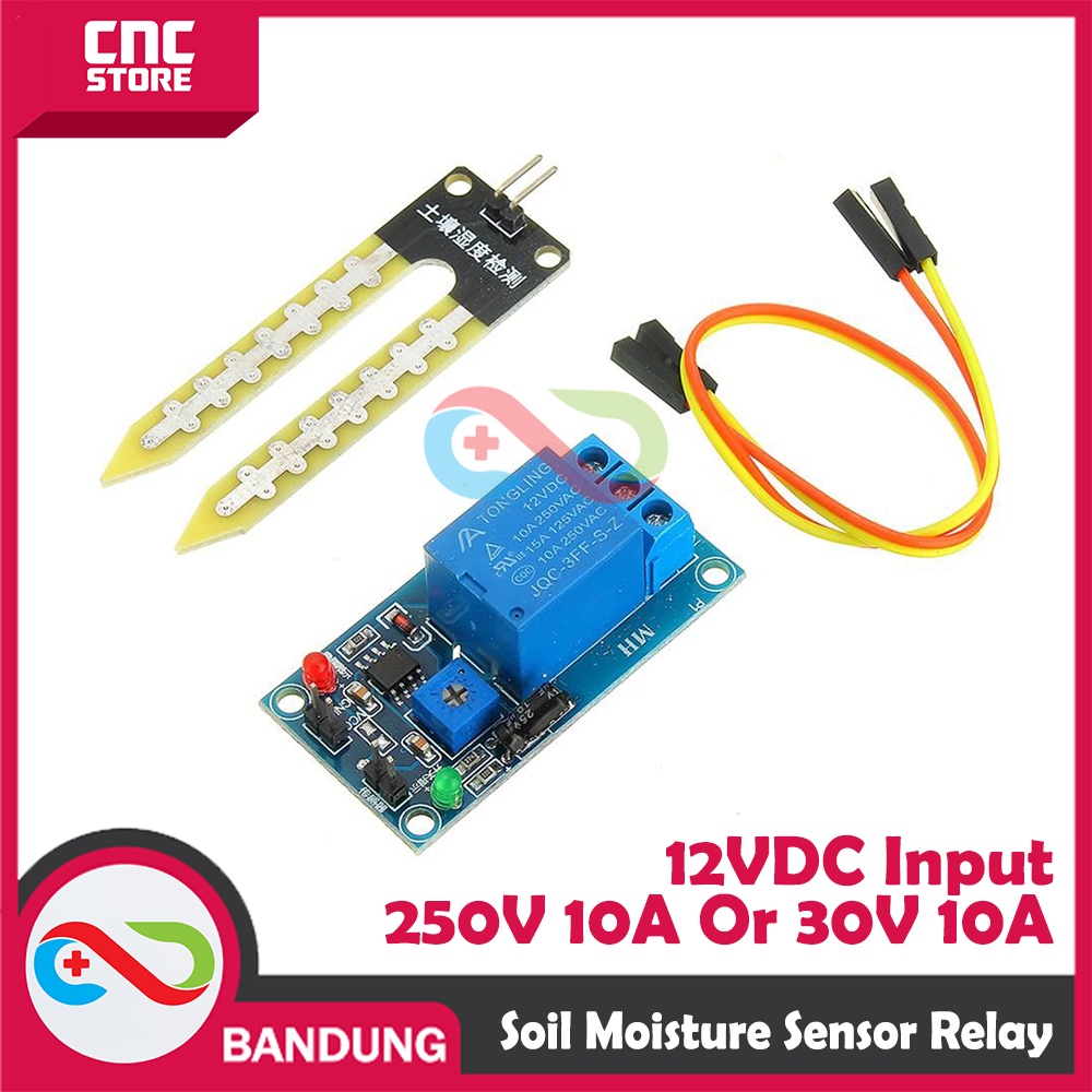 SOIL MOISTURE SENSOR RELAY CONTROL MODULE 12V