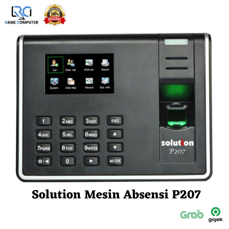 Solution Mesin Absensi P207 Fingerprint