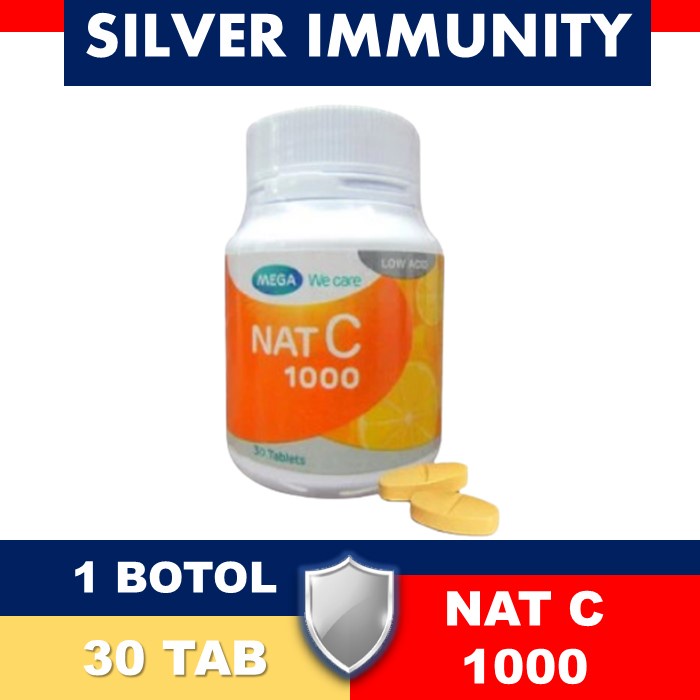 MEGA WE CARE NAT C 1000 30 TABLET 1 BOTOL