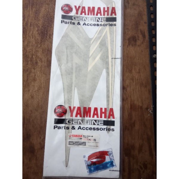lis striping sticker hitam gold yamaha rxking rx king rxk rx k 2004 original