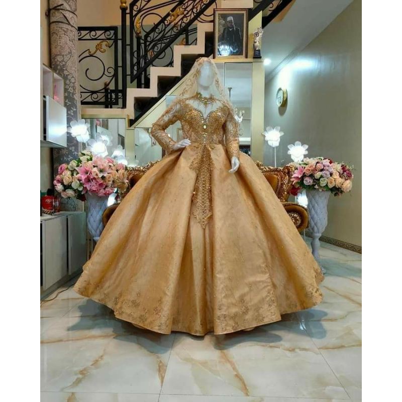 GAUN PENGANTIN BARBIE MEWAH//GAUN WEDDING MODERN//GAUN