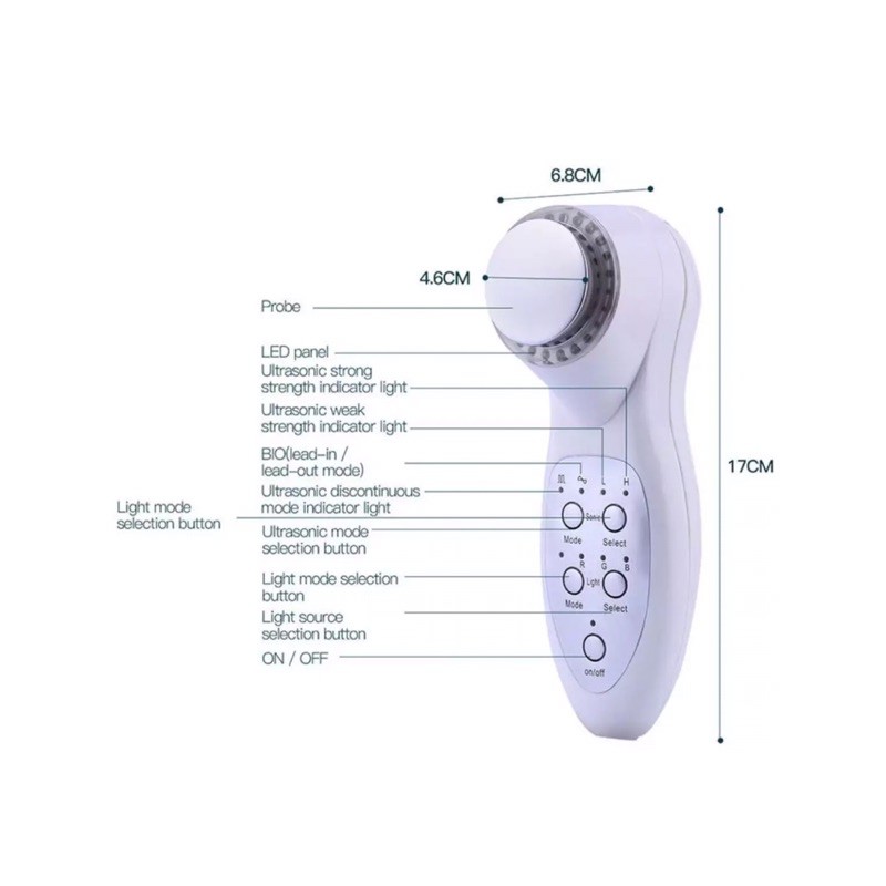 ALAT SETIKA WAJAH Facial Kecantikan portable ultrasound pdt ultrasonic photon dynamic therapy