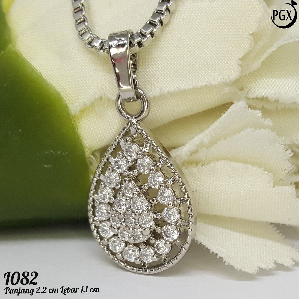 PGX Liontin Kalung Xuping Wanita Aksesoris Fashion Perhiasan Lapis Emas  - I082