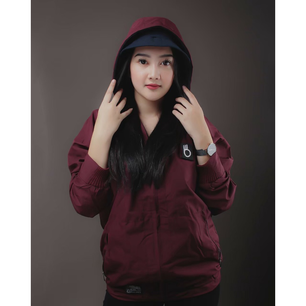 Jaket Parasut Pria / Wanita Waterproof M L XL Jaket Pria / Wanita Terbaru Kekinian Outdoor Anti Air