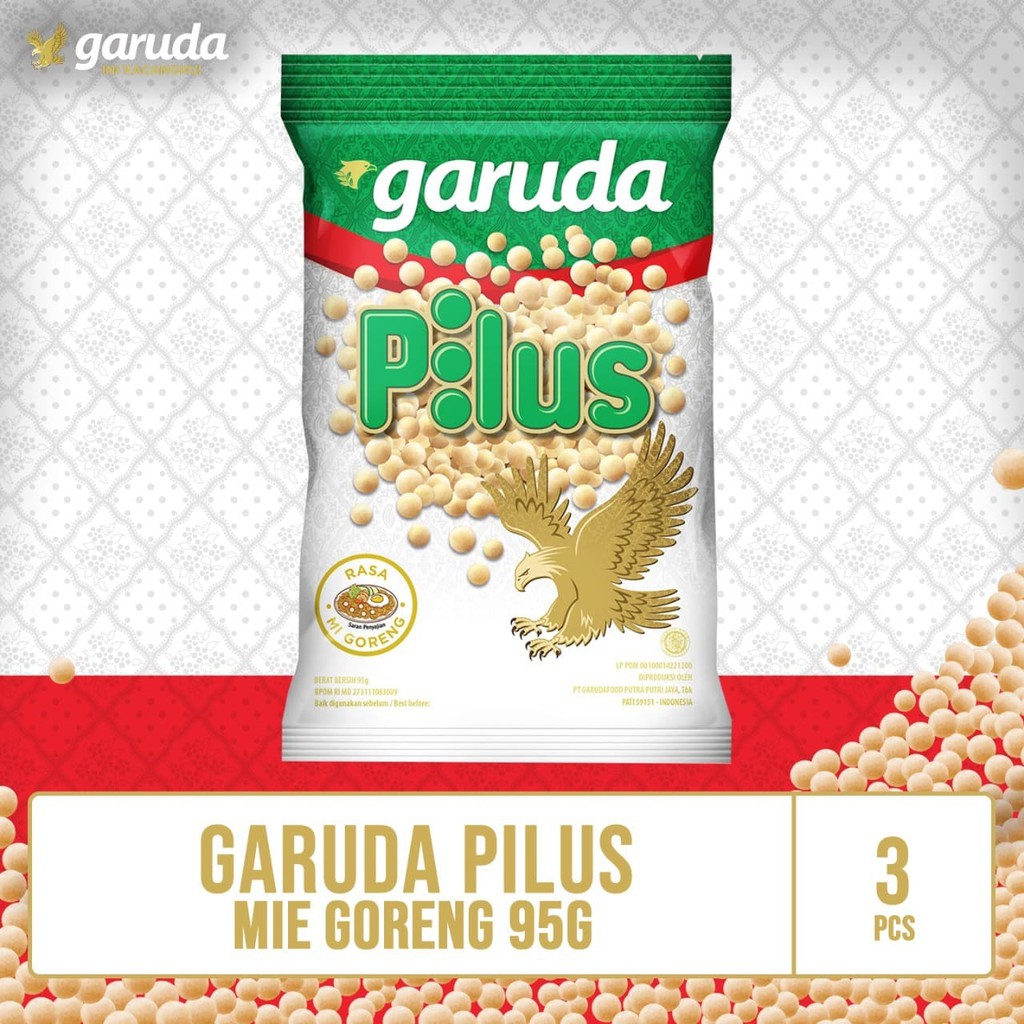 

PROMO PILUS GARUDA MIE GORENG - 95G X 3 (PGM7 / 3 PCS) TERMURAH