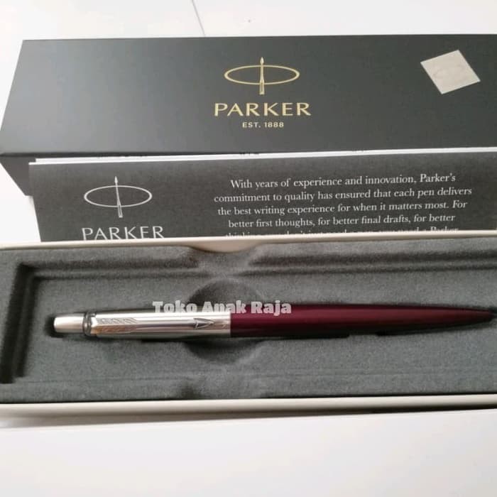 

Pen Parker Jotter Blackberry SS CT Ballpoint - FullStainlessBody