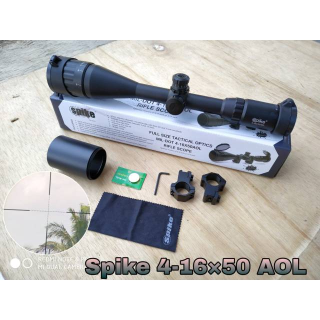 TELESCOPE/TELESKOP SPIKE 4-16X50 AOL