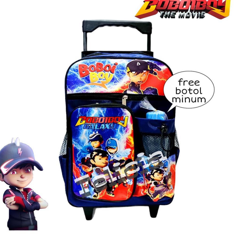 {SGA.19Au22q} Ransel Troly Karakter Boboboy Free Botol Minum