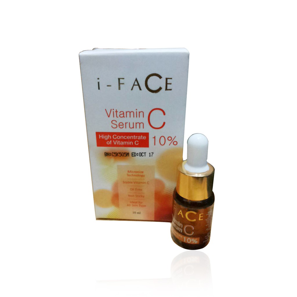 I face serum  vitamin C Mencerahkan wajah  Muka Shopee 