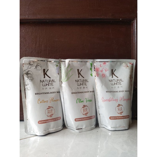 K natural white body wash 420ml