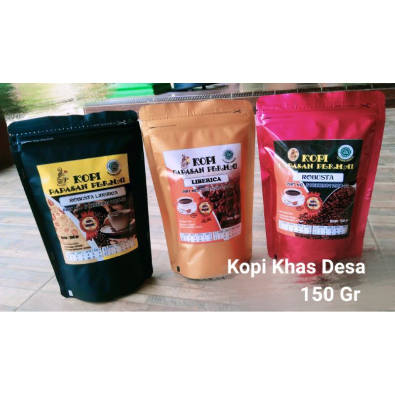 

*KOPI KHAS DESA PEGUNUNGAN ,ROBUSTA, LIBERICA 150 GRAM