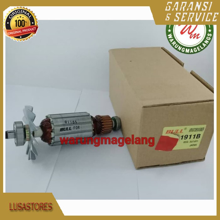 Armature MT1911B armatur merk BULL for mesin planer MT 1911B 1911