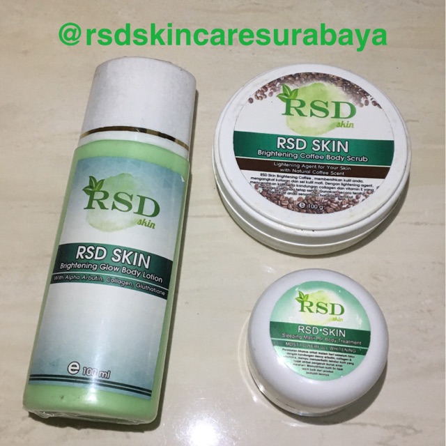 Rsd Skincare paket 350. Body Butter, Body Scrub & Body Lotion