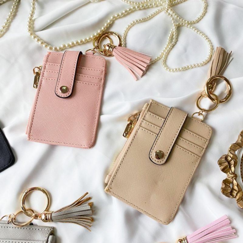 Niki Wallet Jims Honey Dompet Card Wanita Kecil Gantungan Kunci