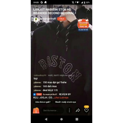 Hoodie MLB Second Original