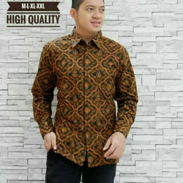 Baju Batik Pria Gus Azmi Syubbanul Muslimin Batik Katun Halus Hadroh Azzahir Hilwa Ala Santri Modern