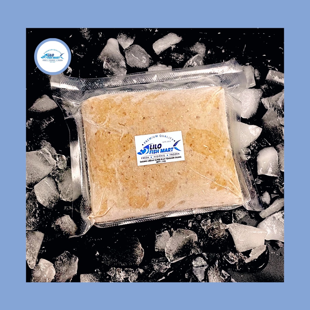 

Frozen Daging Merah/Bagian Perut Ikan Tenggiri Giling Super (1kg)