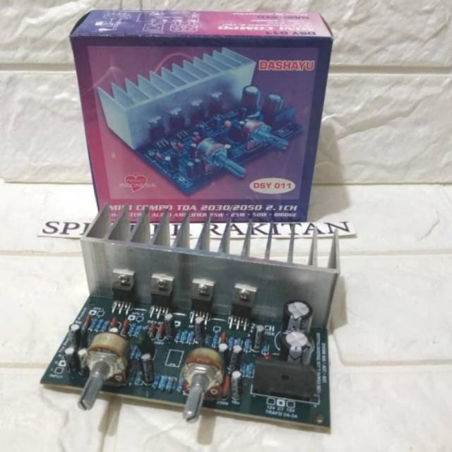 Kit Amplifier Mini Compo Home theater 2.1Channel TDA 2030/2050 DSY-011