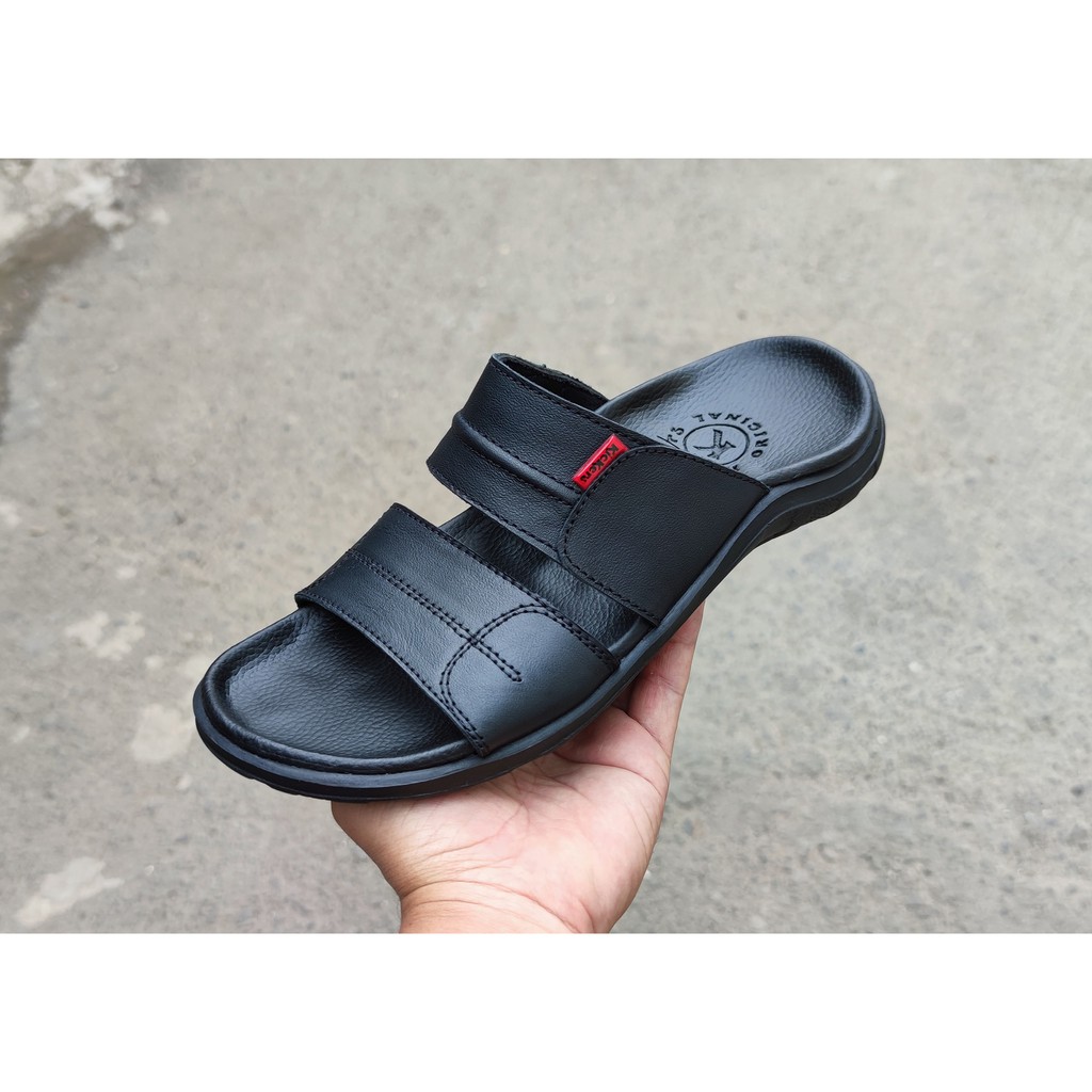 SANDAL PRIA KULIT ASLI BAN DUA/SANDAL KULIT/SANDAL PRIA/SANDAL RUMAH/SANDAL SELOP/SANDAL SLOP