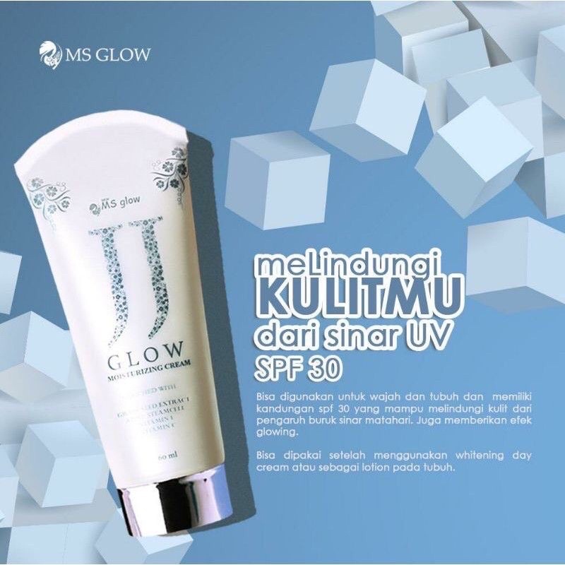 JJ Glow Ms Glow Moisturizing Cream SPF 30 | Sunscreen Ms Glow