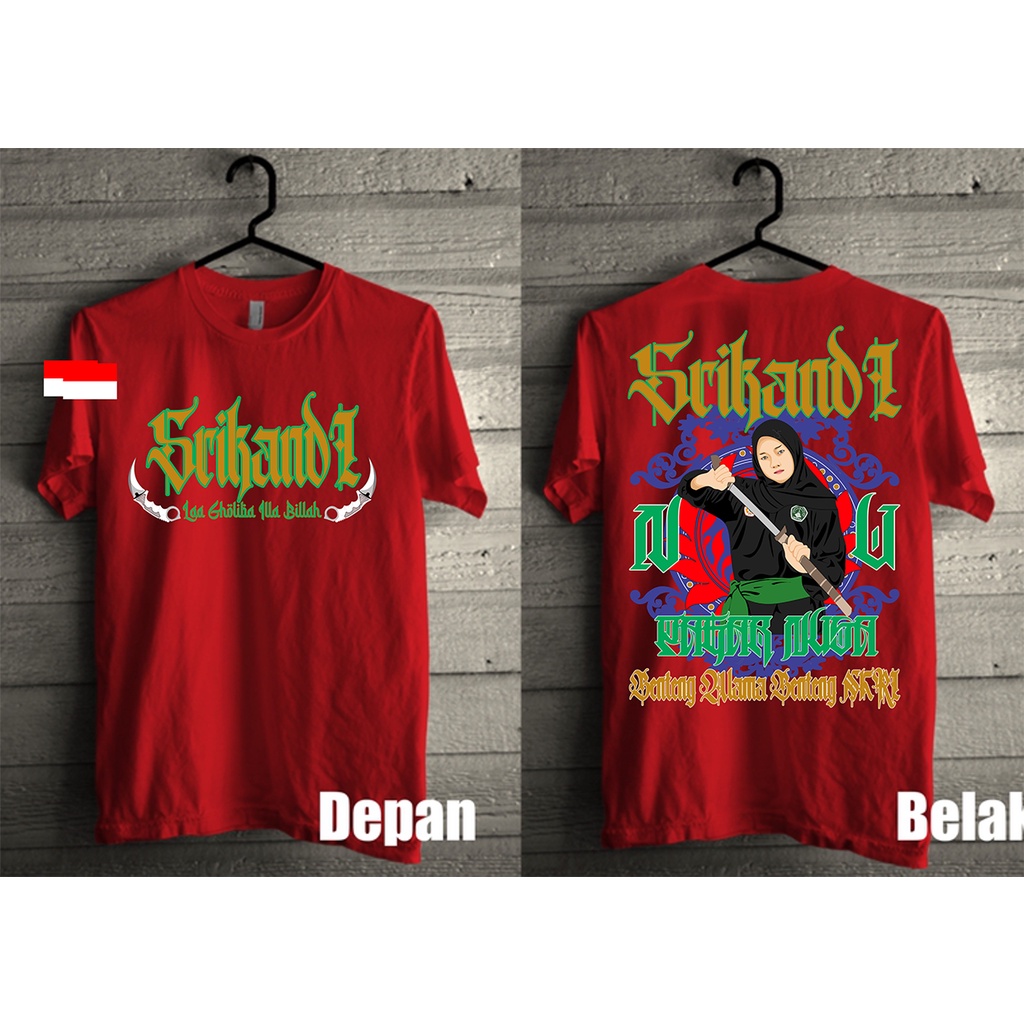 Kaos Srikandi Pagar Nusa NU Benteng NKRI-Merah