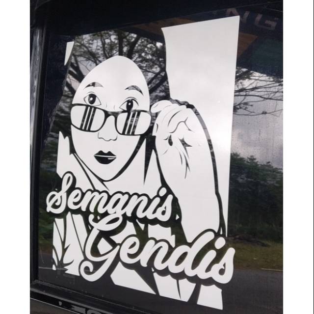 

STICKER GAMBAR CEWEK + KATA-KATA CUTTING STICKER TERMURAH