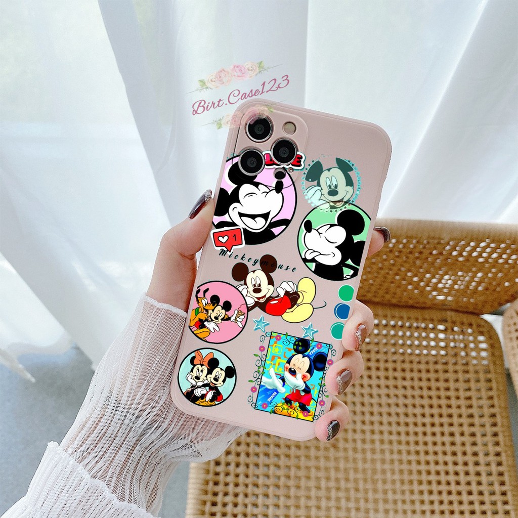 CASE CASING SOFTCASE SILIKON MACARON PELINDUNG KAMERA MICKEY MOUSE OPPO VIVO SAMSUNG XIAOMI REALME IPHONE ALL TYPE BC6044
