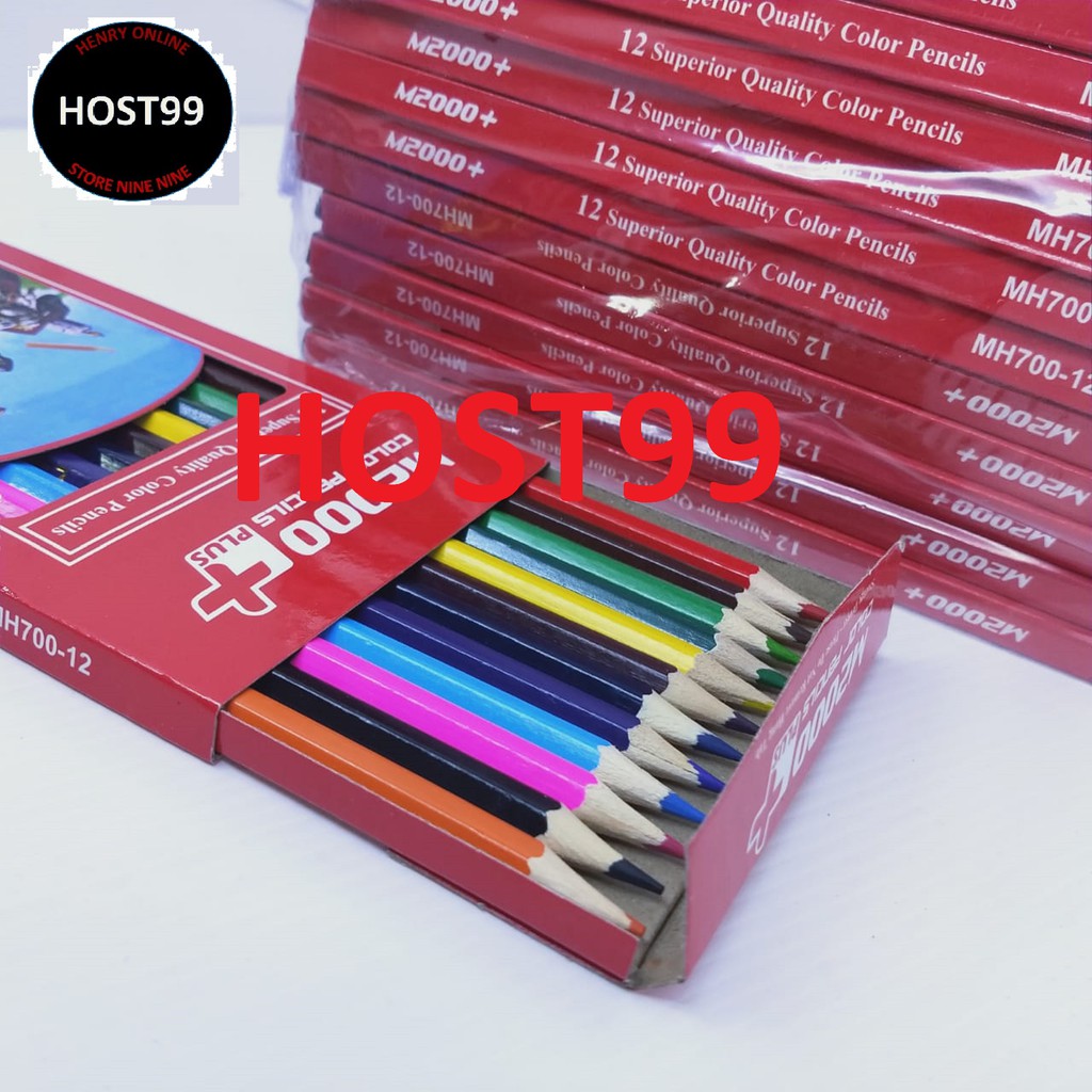 

TERMURAH PENSIL WARNA WARNI PANJANG COLOUR PENCIL LONG TEBAL M2000
