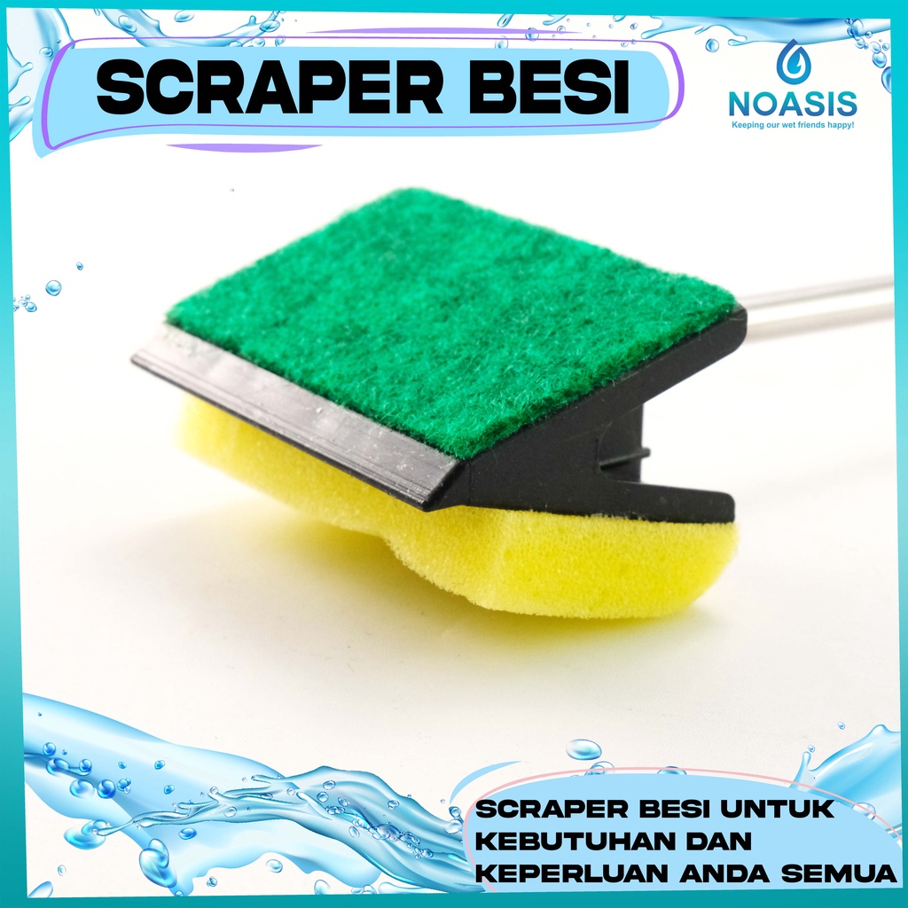 SIKAT PEMBERSIH AQUARIUM / SCRAPER SPONGE GOSOK MURAH