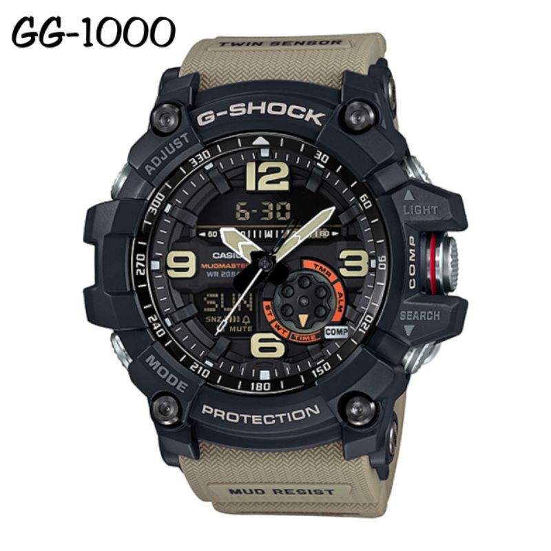 G-Shock GG-1000 Original BM Autolight Kompas Suhu Jam Tangan Pria