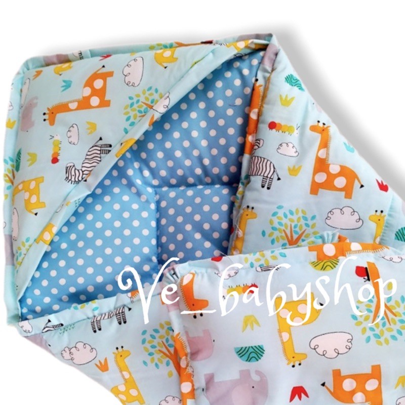 FREE TAS MIKA - hoodie blanket bayi / selimut topi bayi / selimut bayi