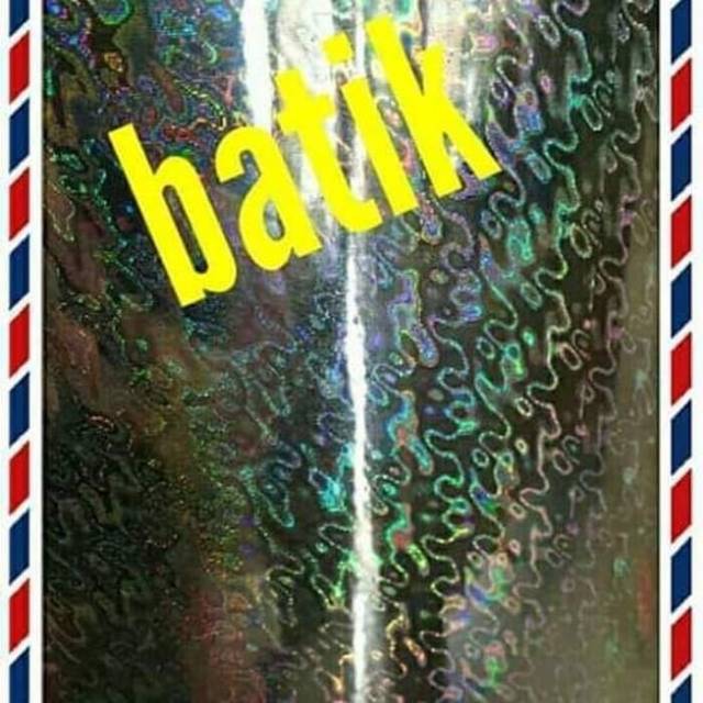 STICKER HOLOGRAM 3D (BATIK)