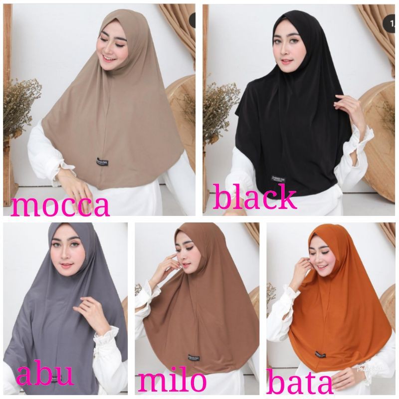 ANTEM BERGO COMFORTABLE HIJAB ( RIJEK MINOR) mocca dan bata