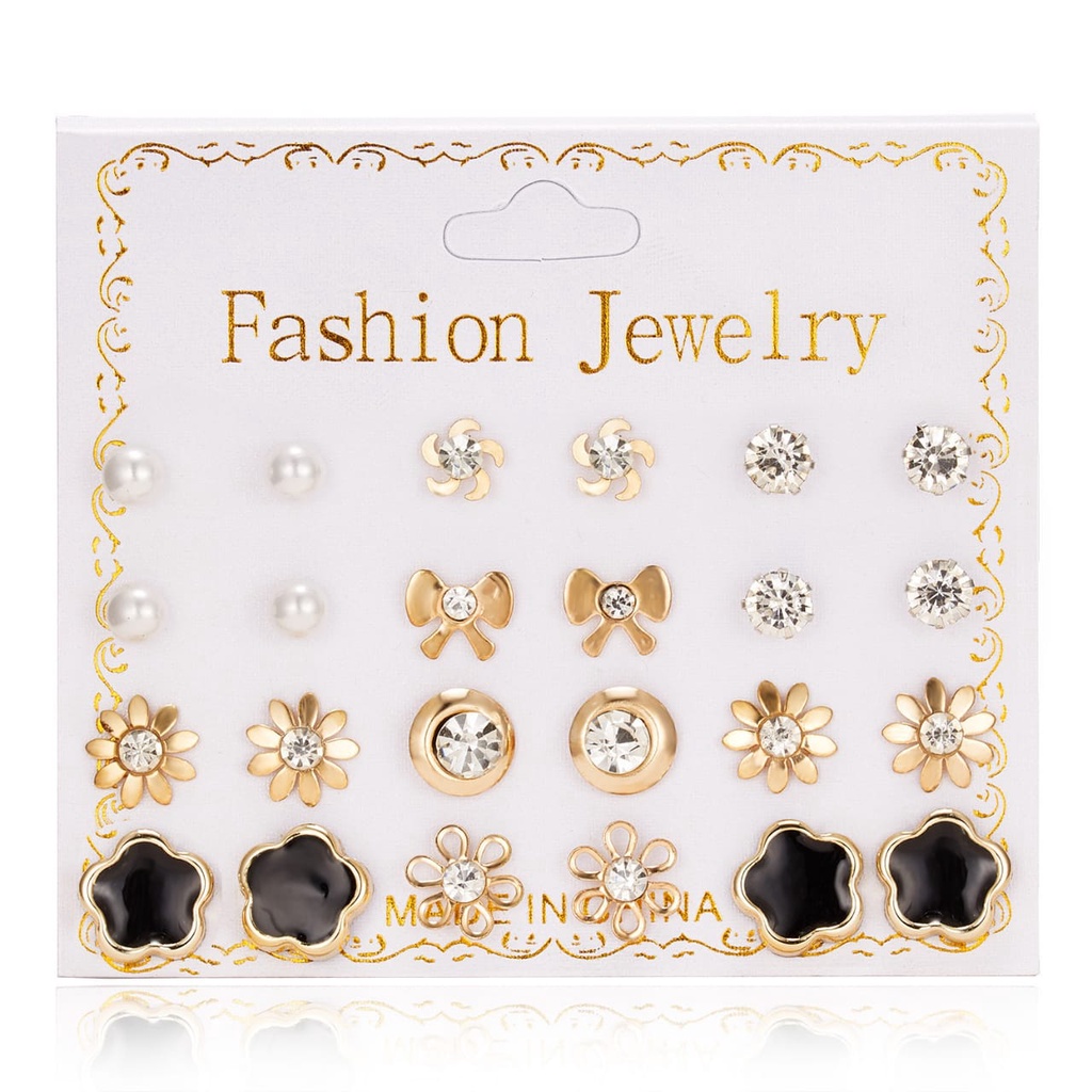 ✿AYN✿ Anting Earrings SET FA51 Import Model Wanita