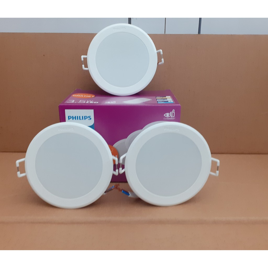 (BELI 2 GRATIS 1) Philips Lampu Downlight 3.5 watt