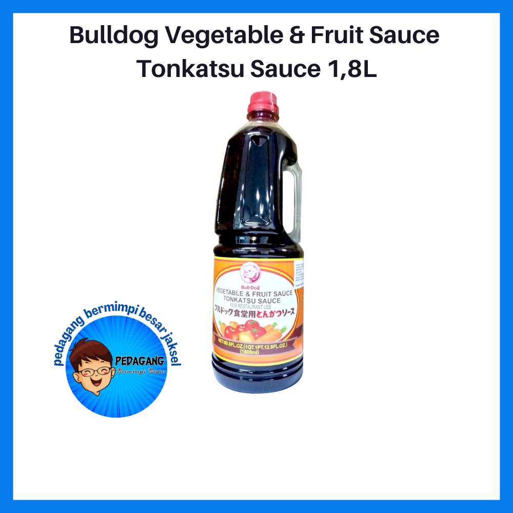 

Bulldog Vegetable & Fruit Sauce Tonkatsu Sauce 1,8L | Saus Tonkatsu