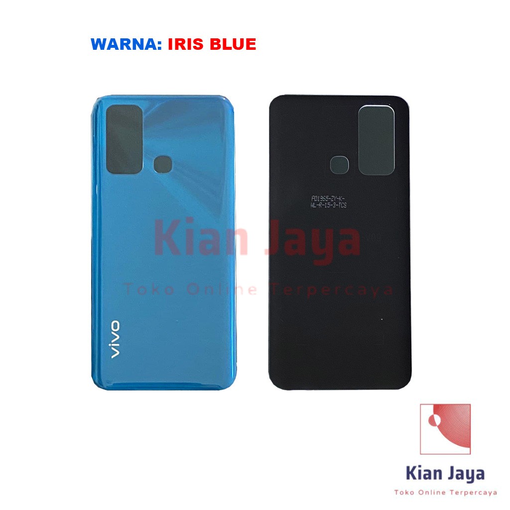 Backdoor Vivo Y50 Back Cover Tutup Belakang Baterai Cassing Casing Backcase Original