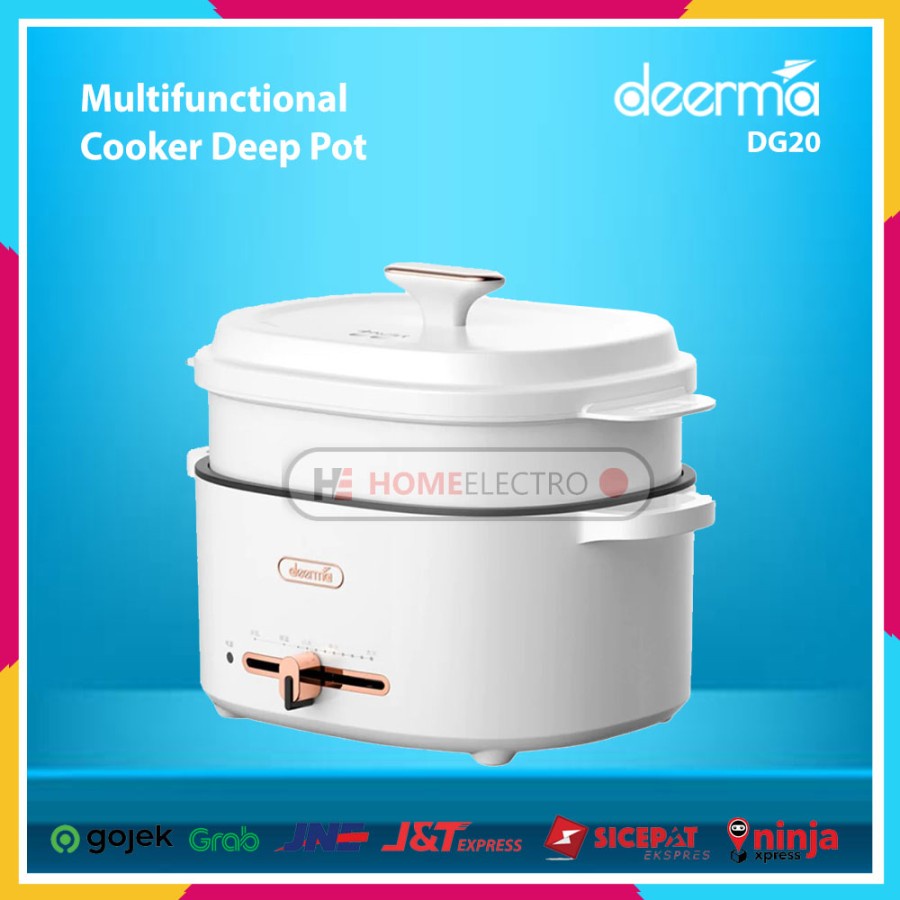 Deerma DG20 Multifunctional Cooker Deep Pot 1200W Multi-Purpose Pan