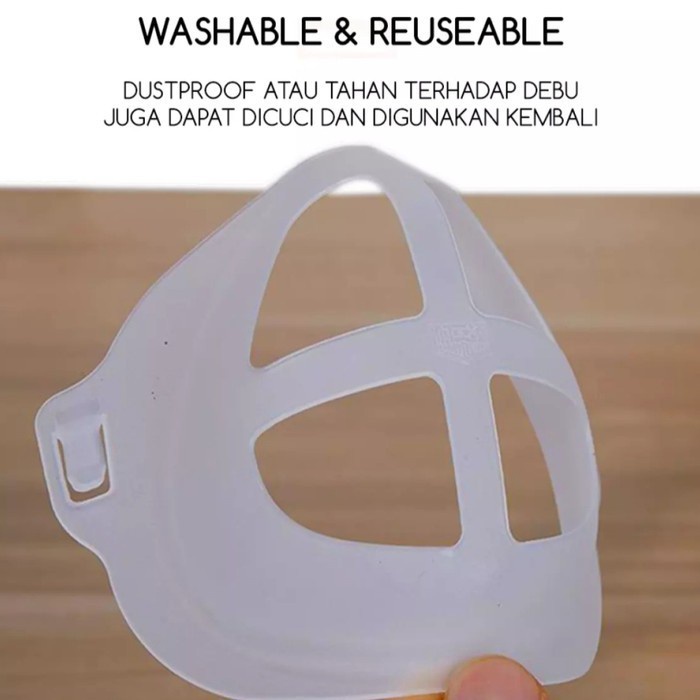 BAROKAH 1 pcs PENYANGGA MASKER breket pengait MASK BRACKET SILIKON SIRKULASI UDARA