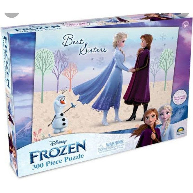 (besar) PUZZLE JIGSAW FROZEN 300 PCS MAINAN KELUARGA KADO