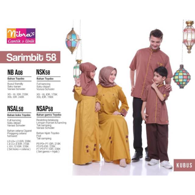 Sarimbit 58 Kubus NSk 58 NB A08