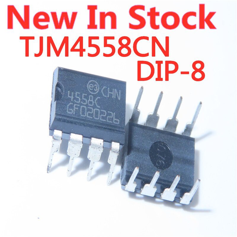 5pcs / Lot Tjm4558Cn 4558c Dip-8 Dual Operational Amplifier