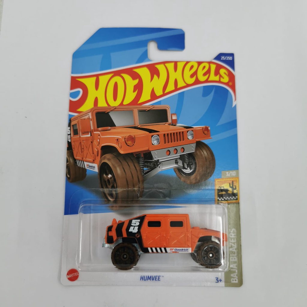 Diecast Hot Wheels B22 HUMVEE Orange HW Hotwheels Mobil Mainan Anak