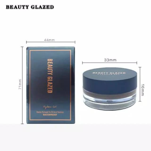 BEAUTY GLAZED Long-lasting Easy Wearing Eyebrow Gel with Brush Eye Makeup Cosmetics