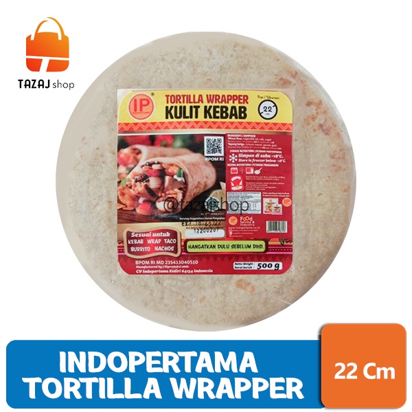 

Indopertama Tortilla Wrapper Kecil 22Cm