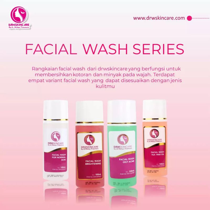 Facial wash 100 ml/sabun pembersih wajah By Drw skincare