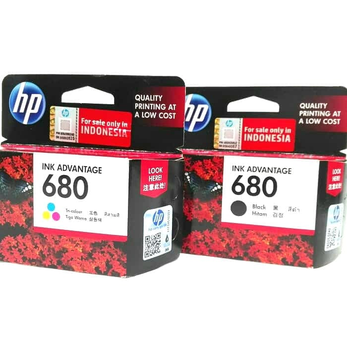 

TGR540S1 Tinta Printer Hp 680 Black Dan Colour Original Ink Cartridge E57Dtgfe